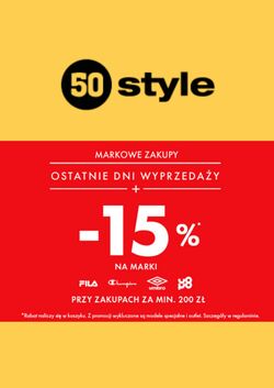 Gazetka 50 Style 12.05.2023 - 24.08.2023