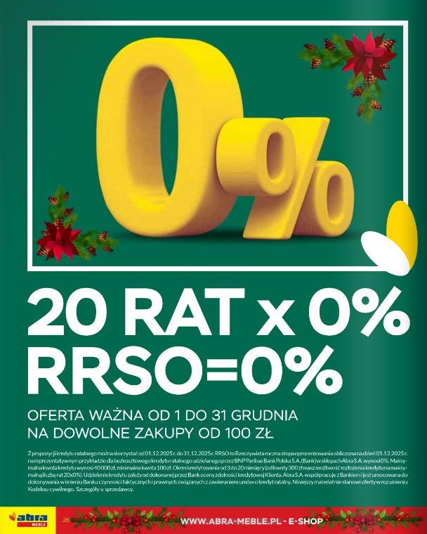 Gazetka Abra Meble 08.12.2025 - 26.12.2025