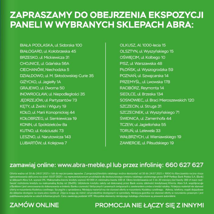 Gazetka Abra Meble 10.07.2025 - 24.07.2025