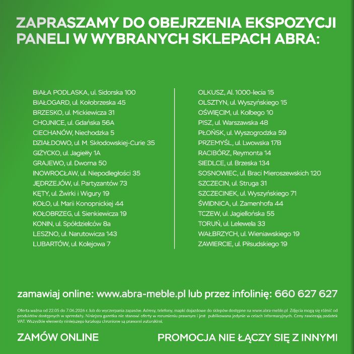 Gazetka Abra Meble 22.05.2026 - 07.06.2026