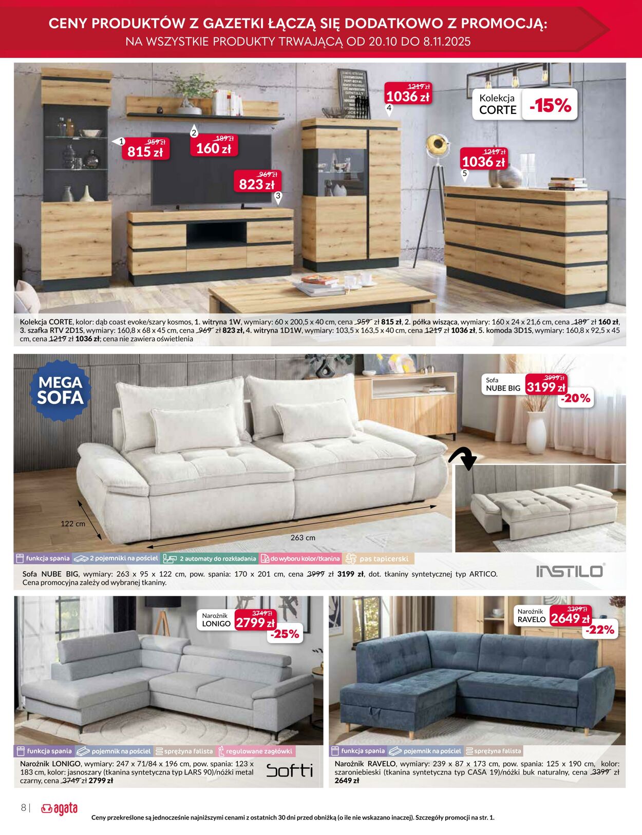 Gazetka Agata Meble 23.10.2025 - 08.11.2025