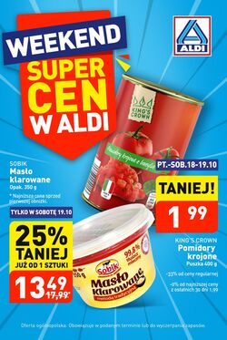 Gazetka Aldi 18.10.2024 - 19.10.2024