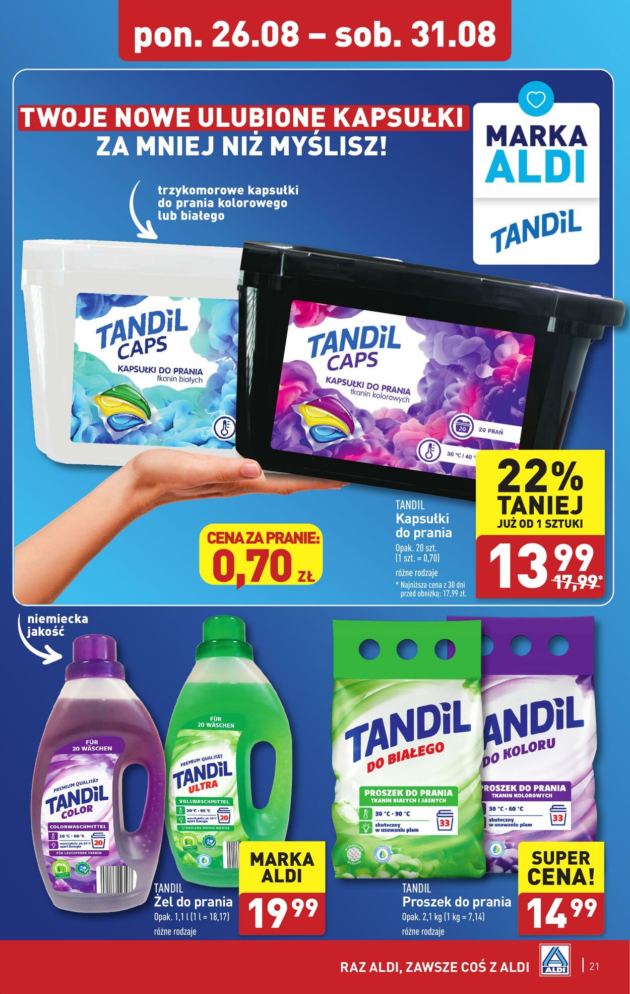 Gazetka Aldi 26.08.2024 - 31.08.2024