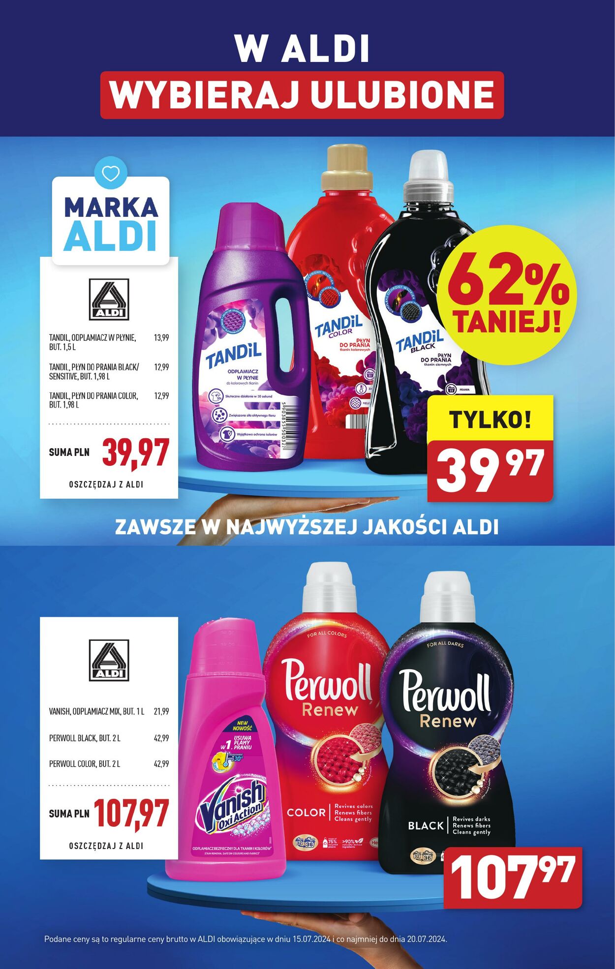 Gazetka Aldi 15.07.2024 - 20.07.2024