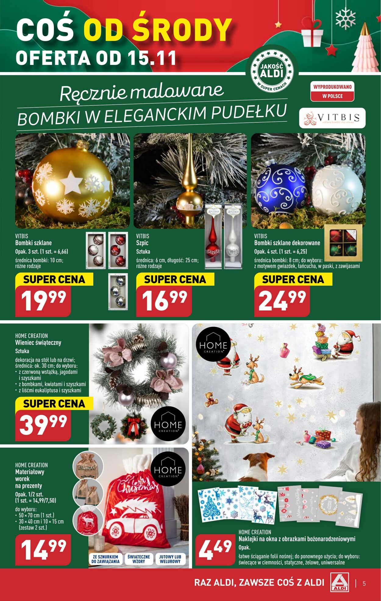 Gazetka Aldi 15.11.2023 - 18.11.2023