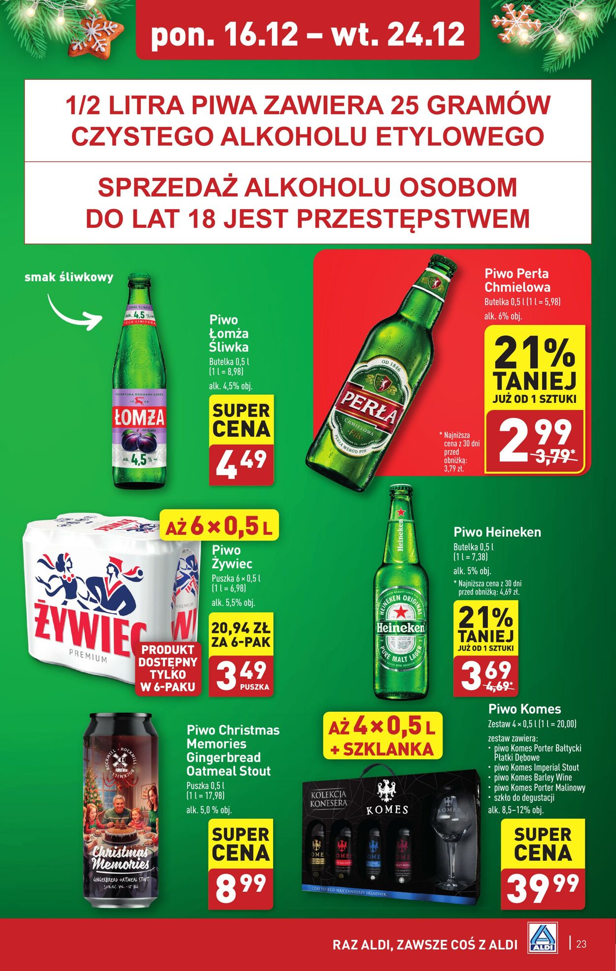 Gazetka Aldi 16.12.2024 - 24.12.2024