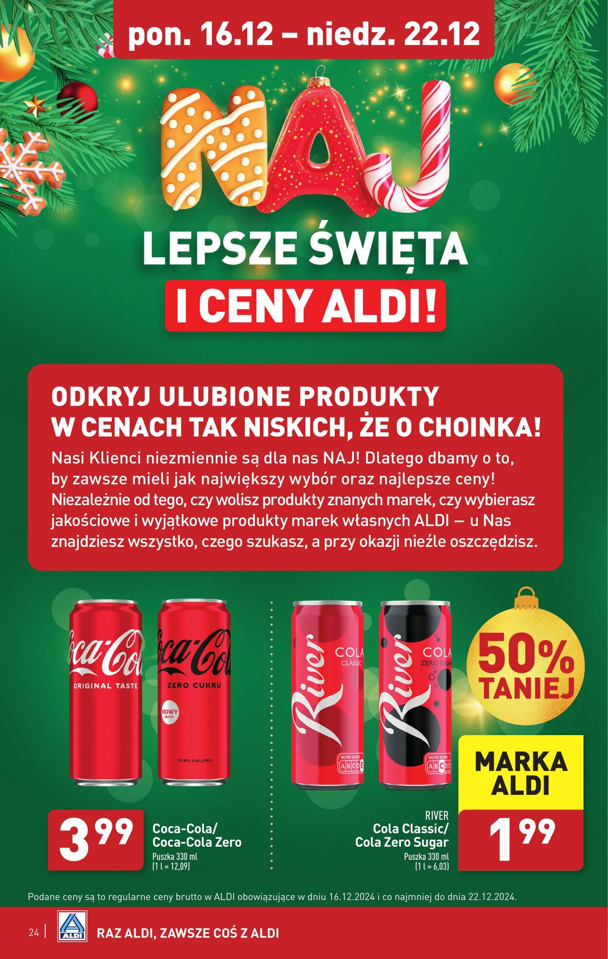 Gazetka Aldi 16.12.2024 - 24.12.2024