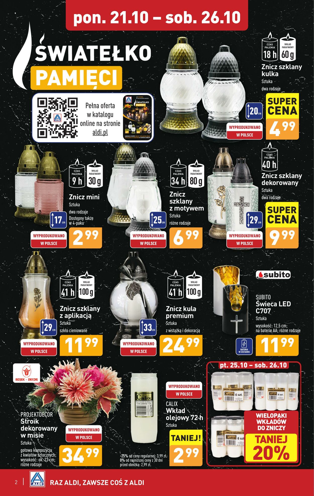 Gazetka Aldi 21.10.2024 - 26.10.2024