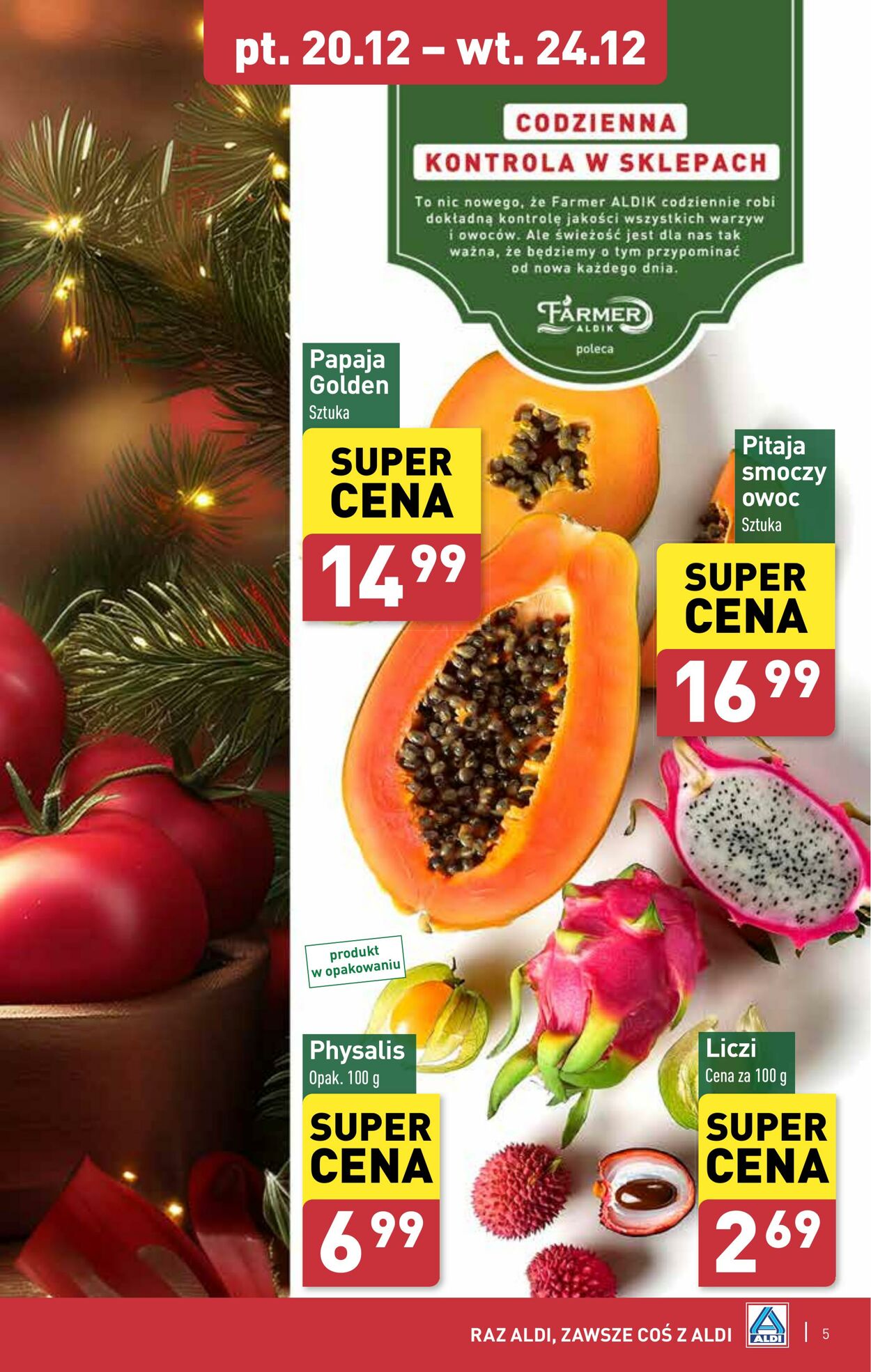 Gazetka Aldi 16.12.2024 - 24.12.2024