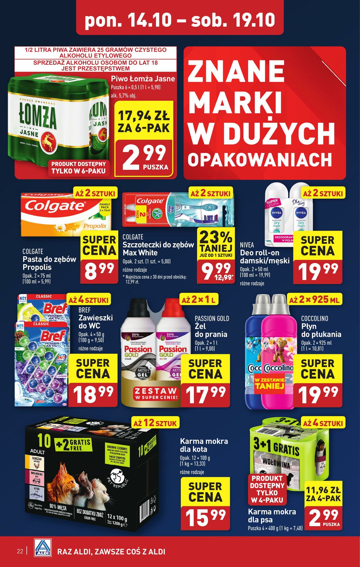 Gazetka Aldi 14.10.2024 - 19.10.2024