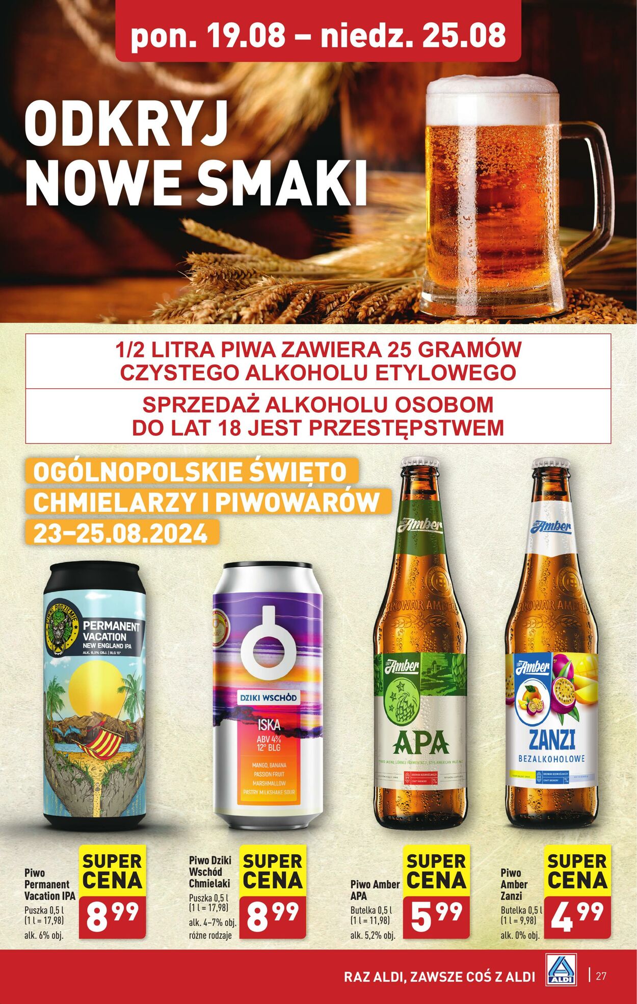 Gazetka Aldi 19.08.2024 - 25.08.2024