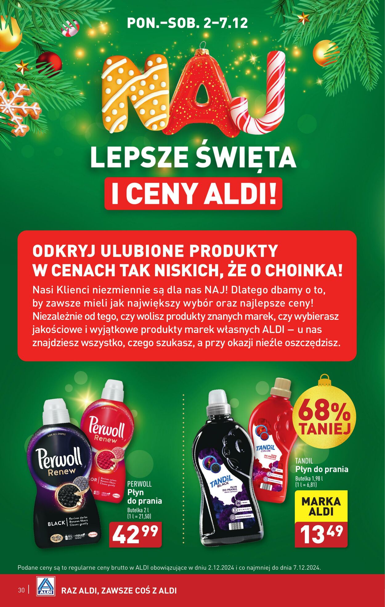 Gazetka Aldi 02.12.2024 - 07.12.2024