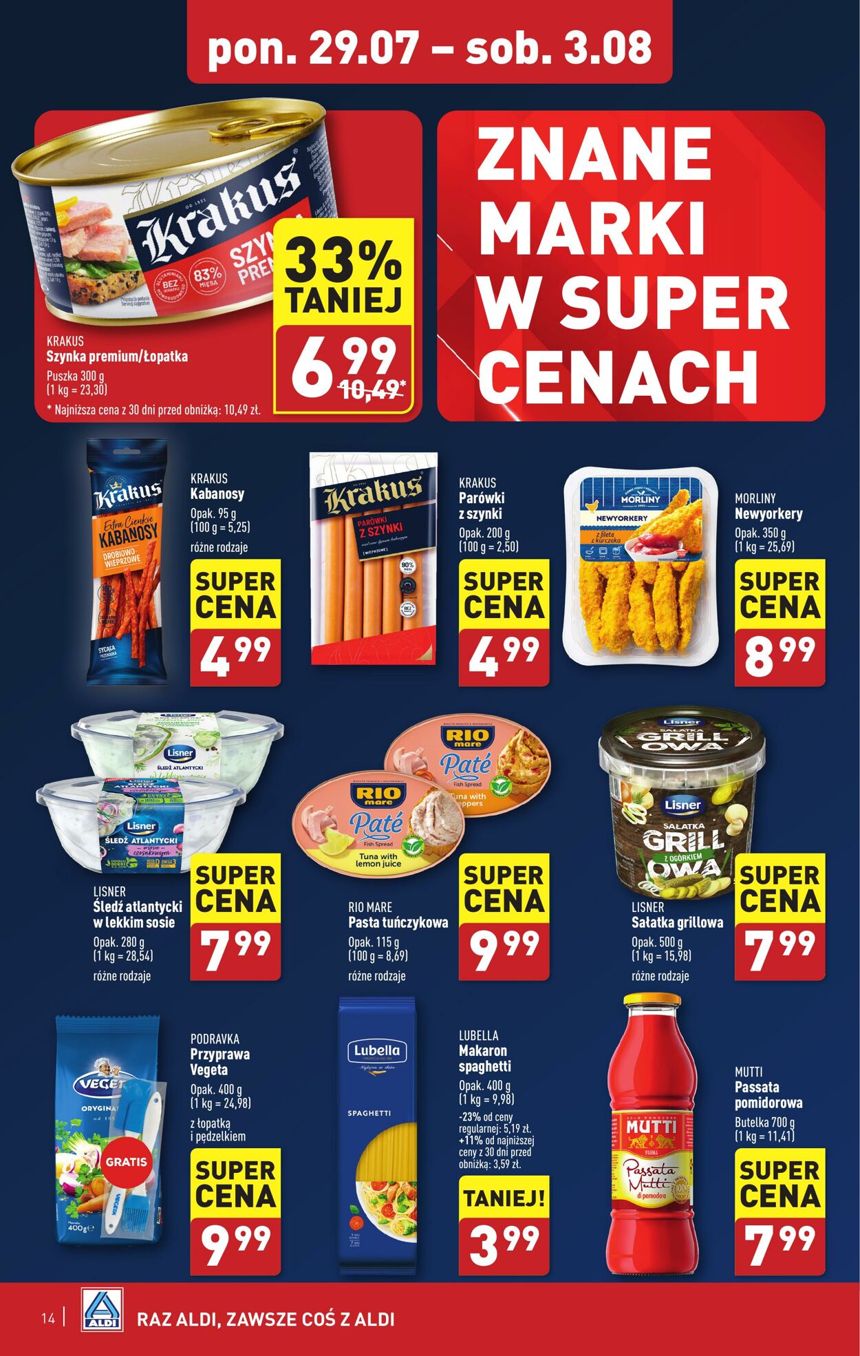 Gazetka Aldi 29.07.2024 - 03.08.2024