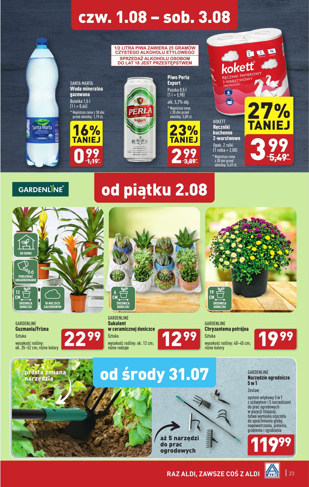 Gazetka Aldi 29.07.2024 - 03.08.2024