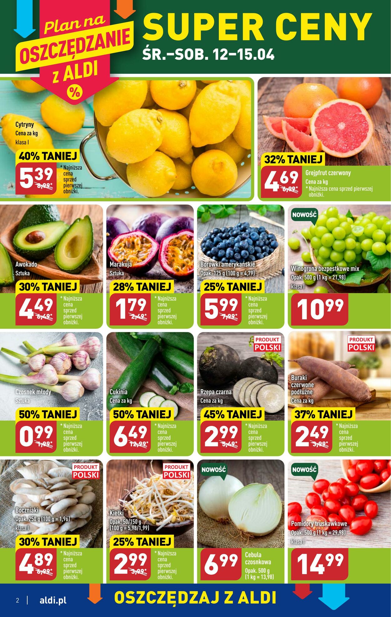Aldi Gazetka Promocyjna Ważna od 11.04 do 15.04 Strona nr 2