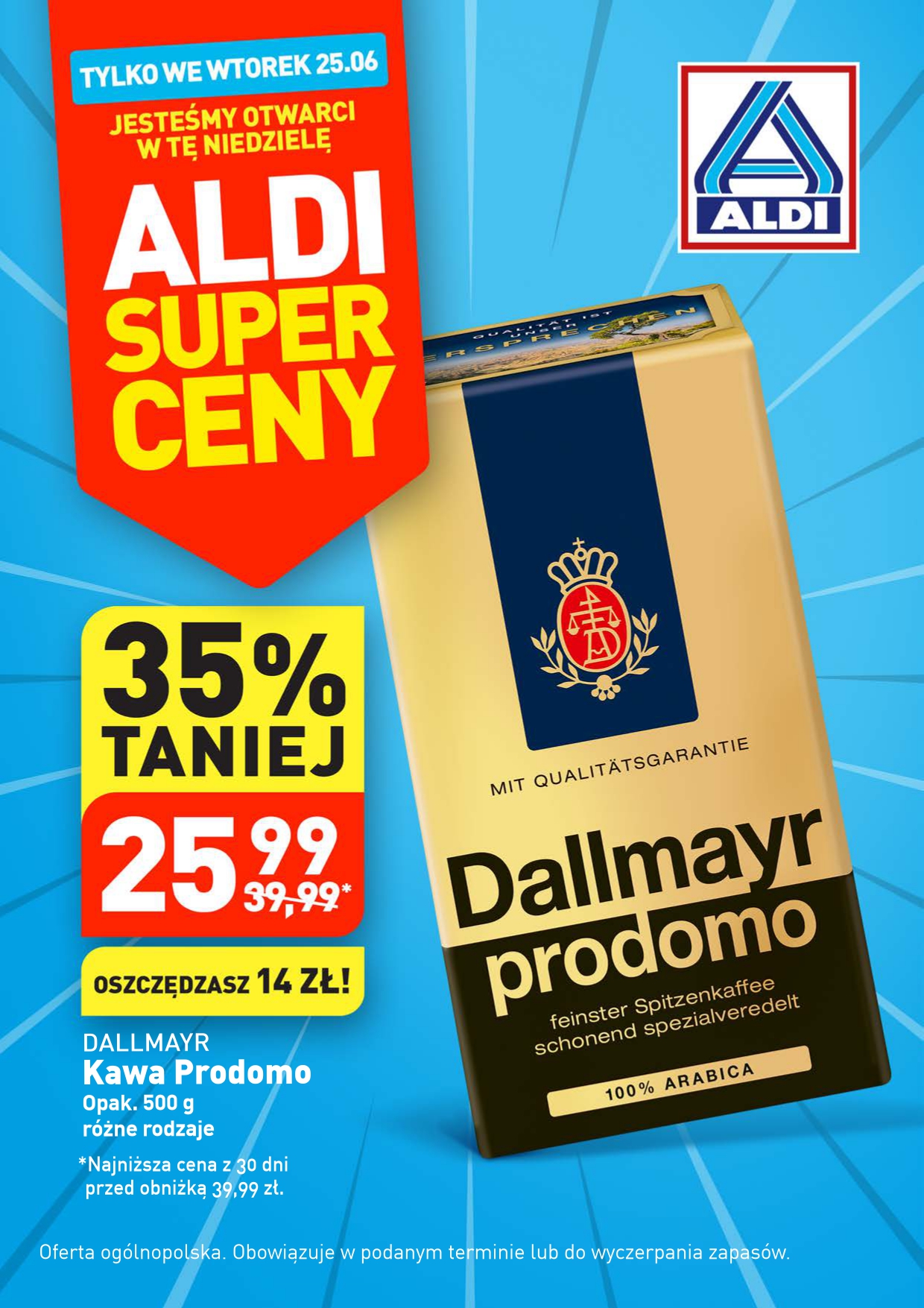 Gazetka Aldi 25.06.2024 - 25.06.2024