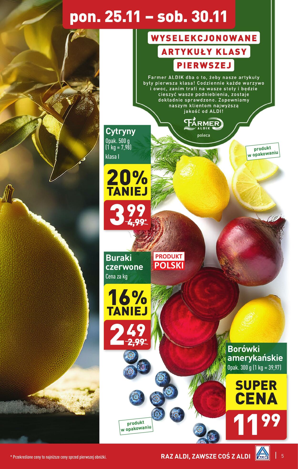 Gazetka Aldi 25.11.2024 - 30.11.2024