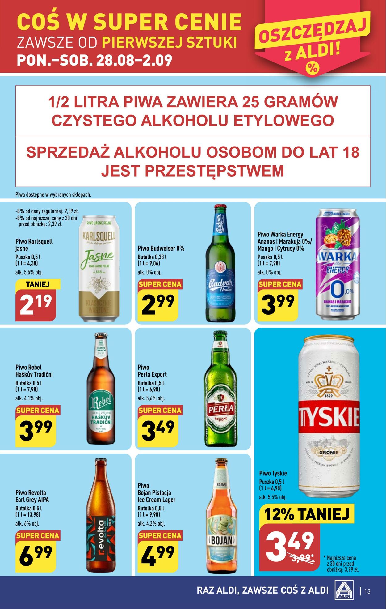 Gazetka Aldi 28.08.2023 - 02.09.2023