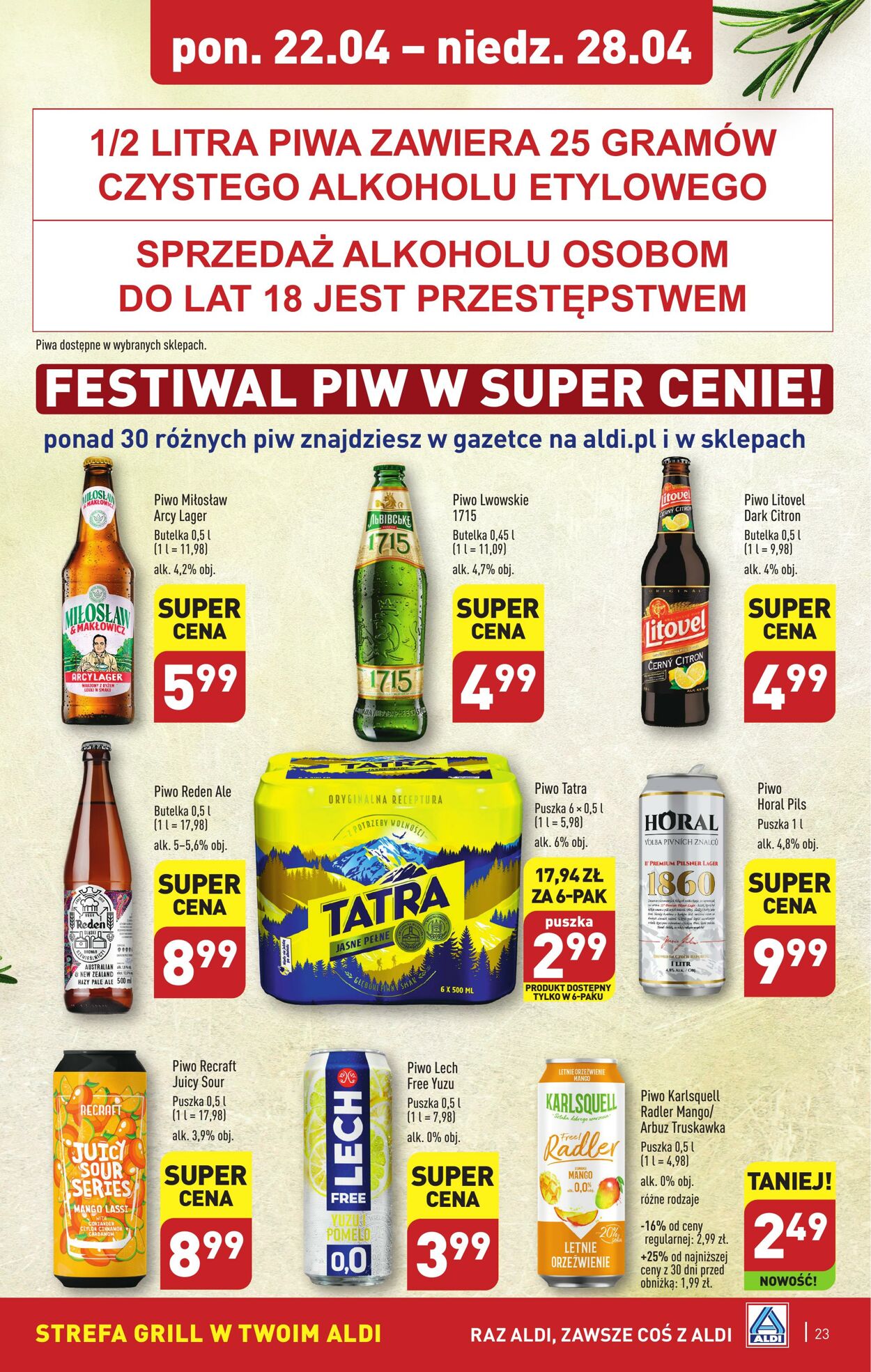 Gazetka Aldi 22.04.2024 - 28.04.2024