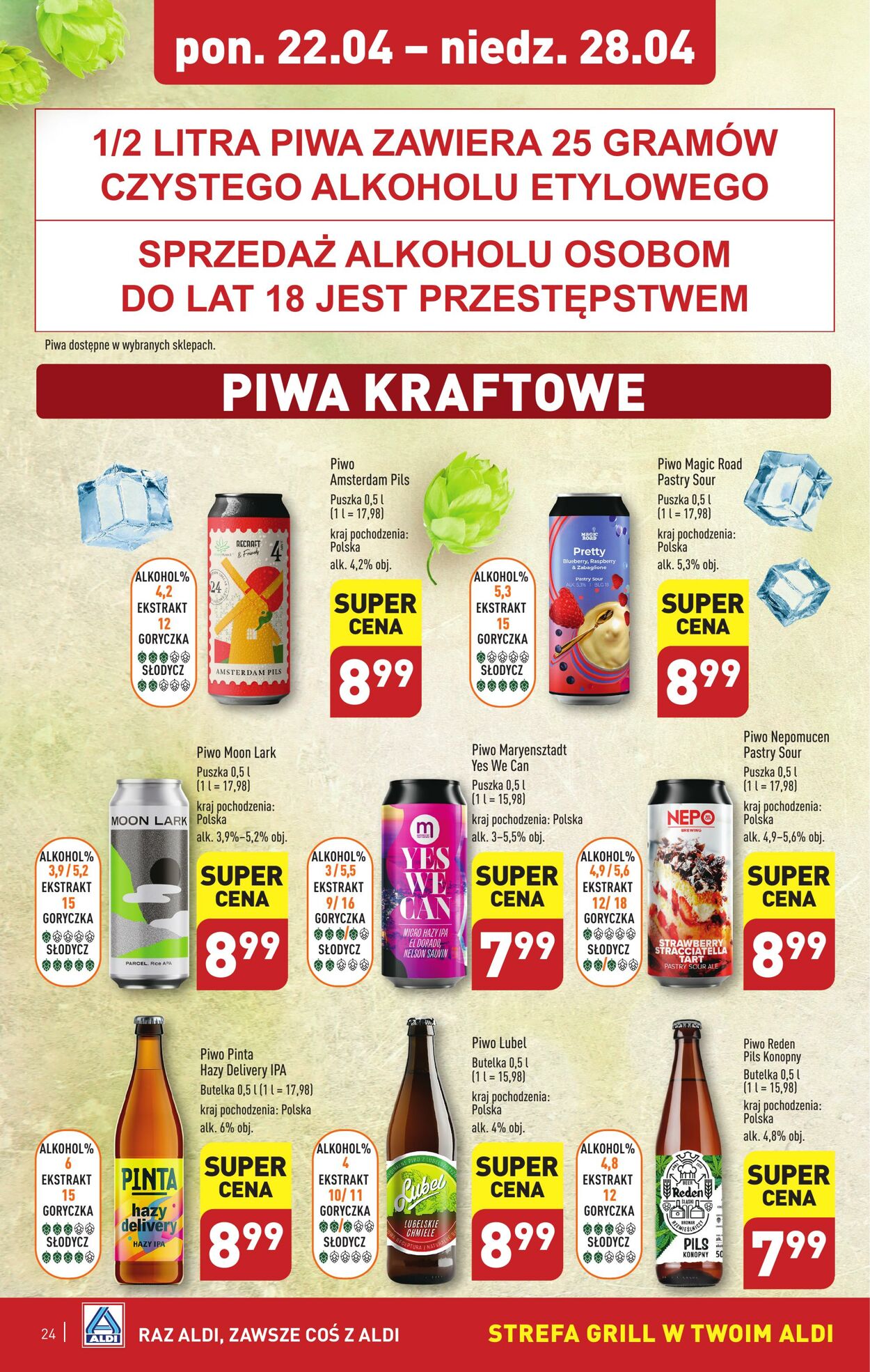 Gazetka Aldi 22.04.2024 - 28.04.2024