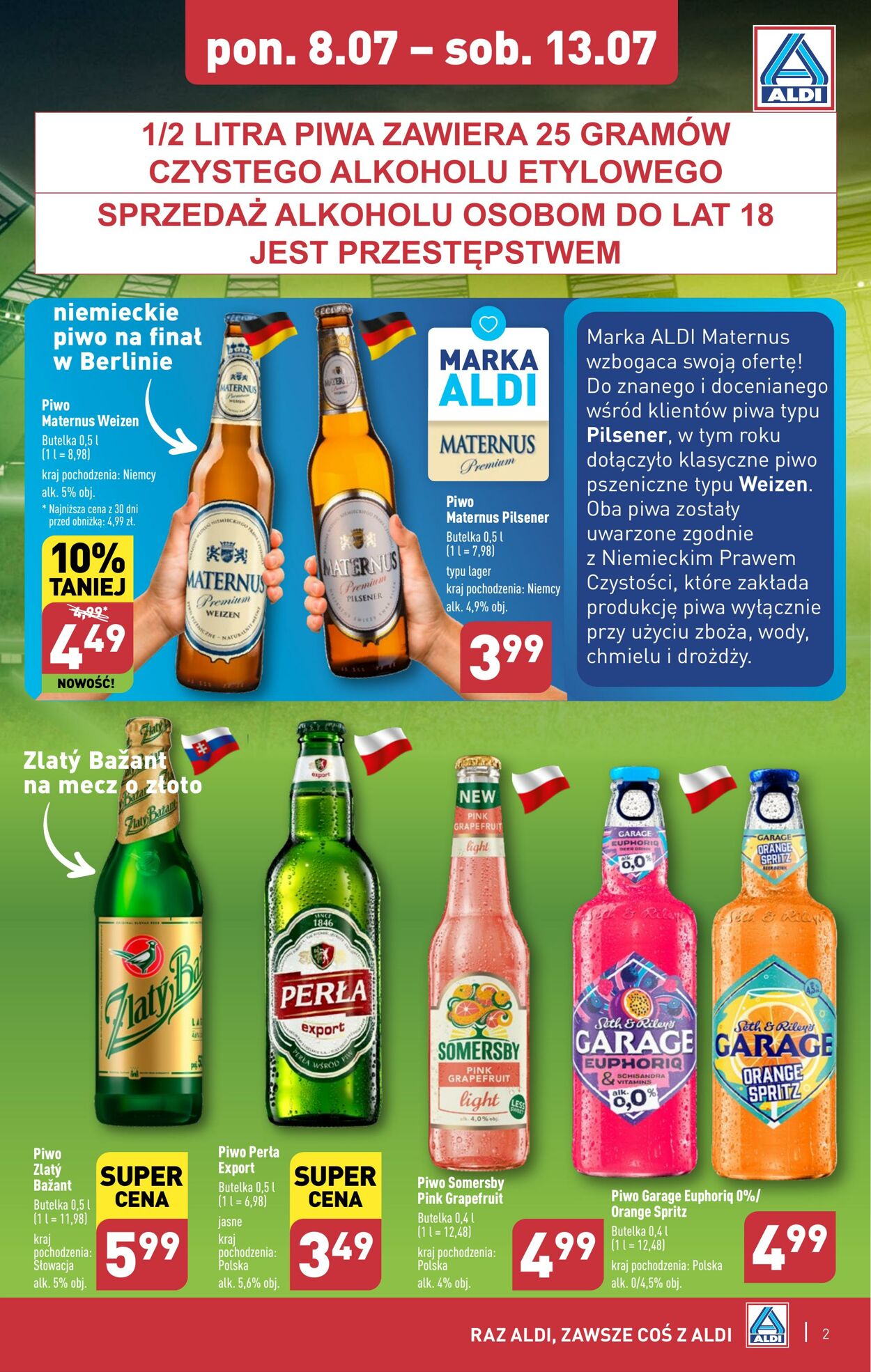 Gazetka Aldi 08.07.2024 - 13.07.2024