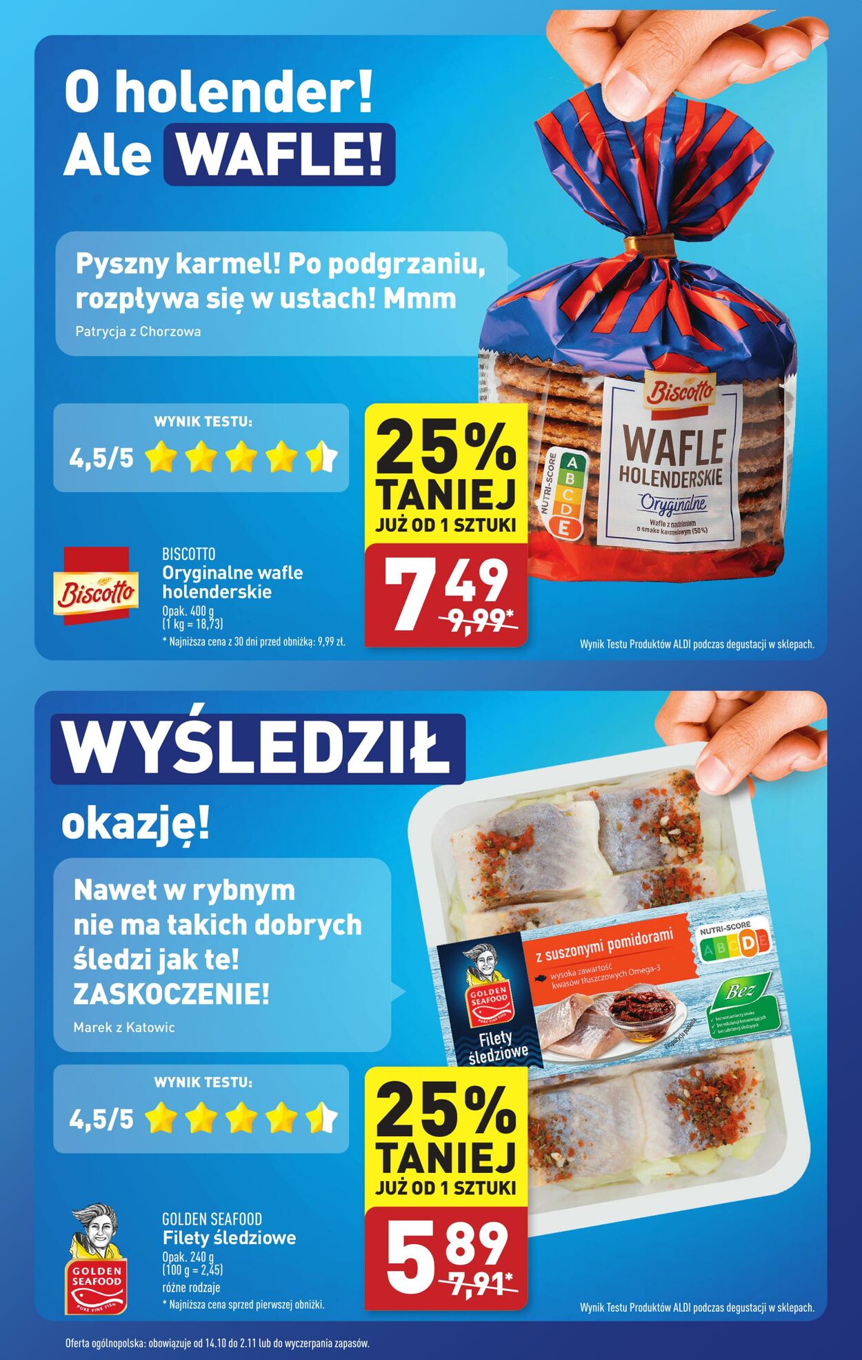 Gazetka Aldi 14.10.2024 - 02.11.2024