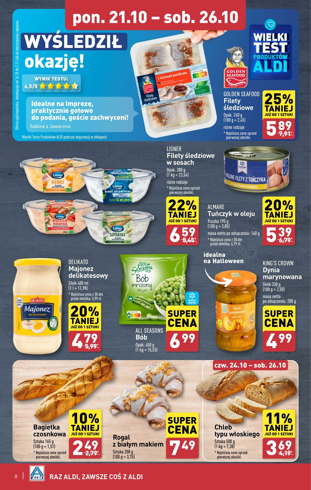 Gazetka Aldi 21.10.2024 - 26.10.2024