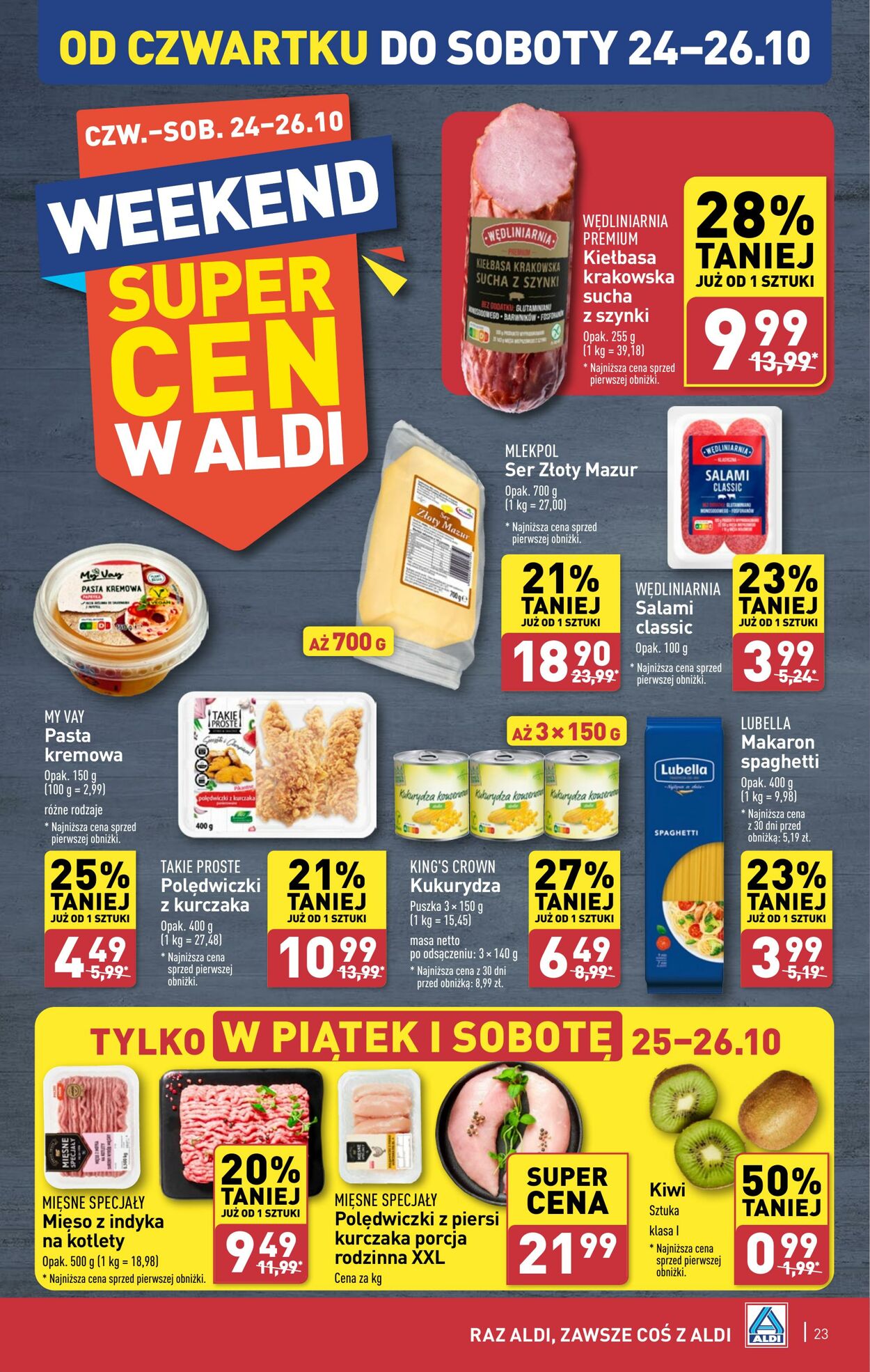 Gazetka Aldi 21.10.2024 - 26.10.2024