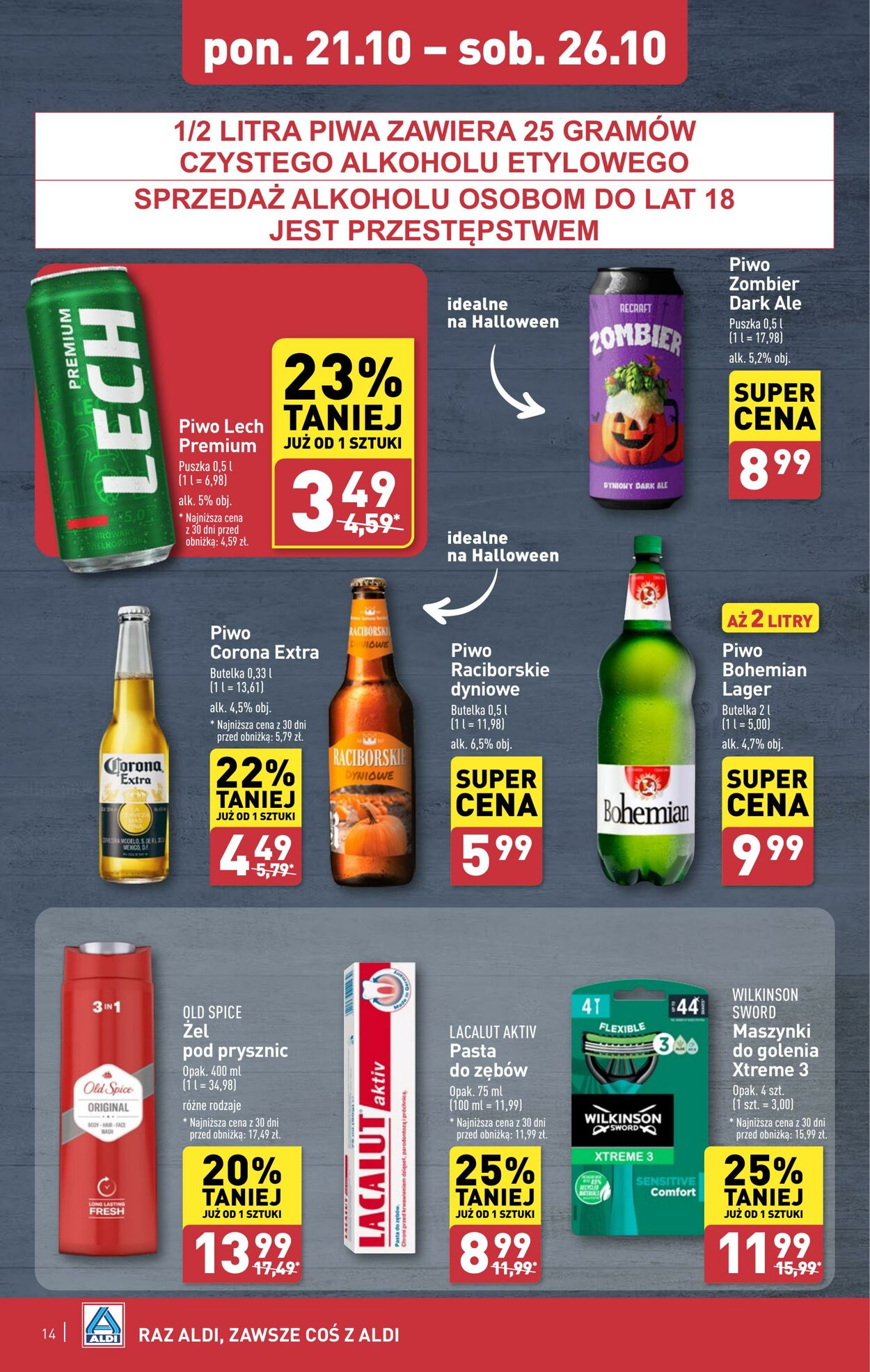 Gazetka Aldi 21.10.2024 - 26.10.2024