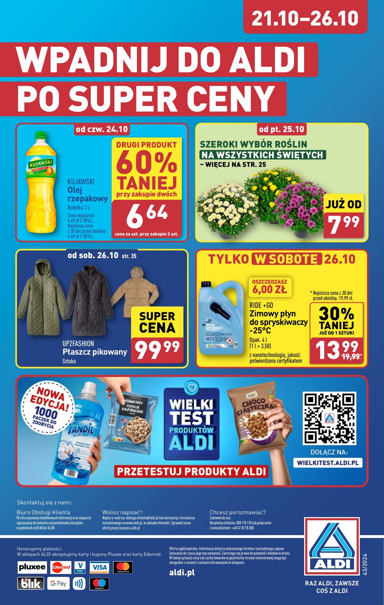 Gazetka Aldi 21.10.2024 - 26.10.2024