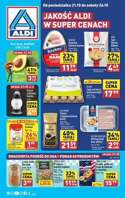 Gazetka Aldi 21.10.2024 - 26.10.2024