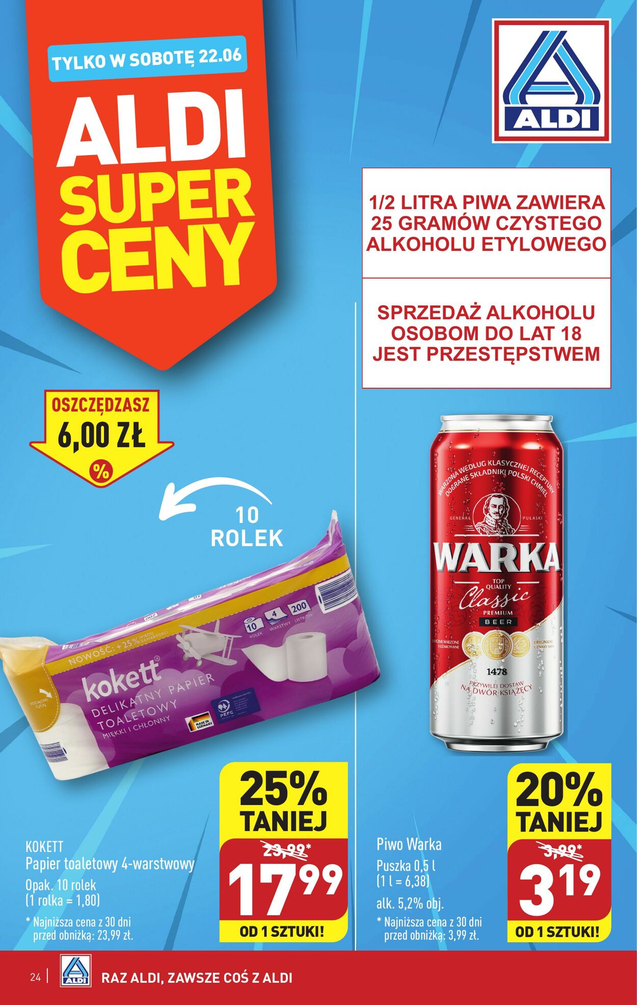 Gazetka Aldi 17.06.2024 - 22.06.2024