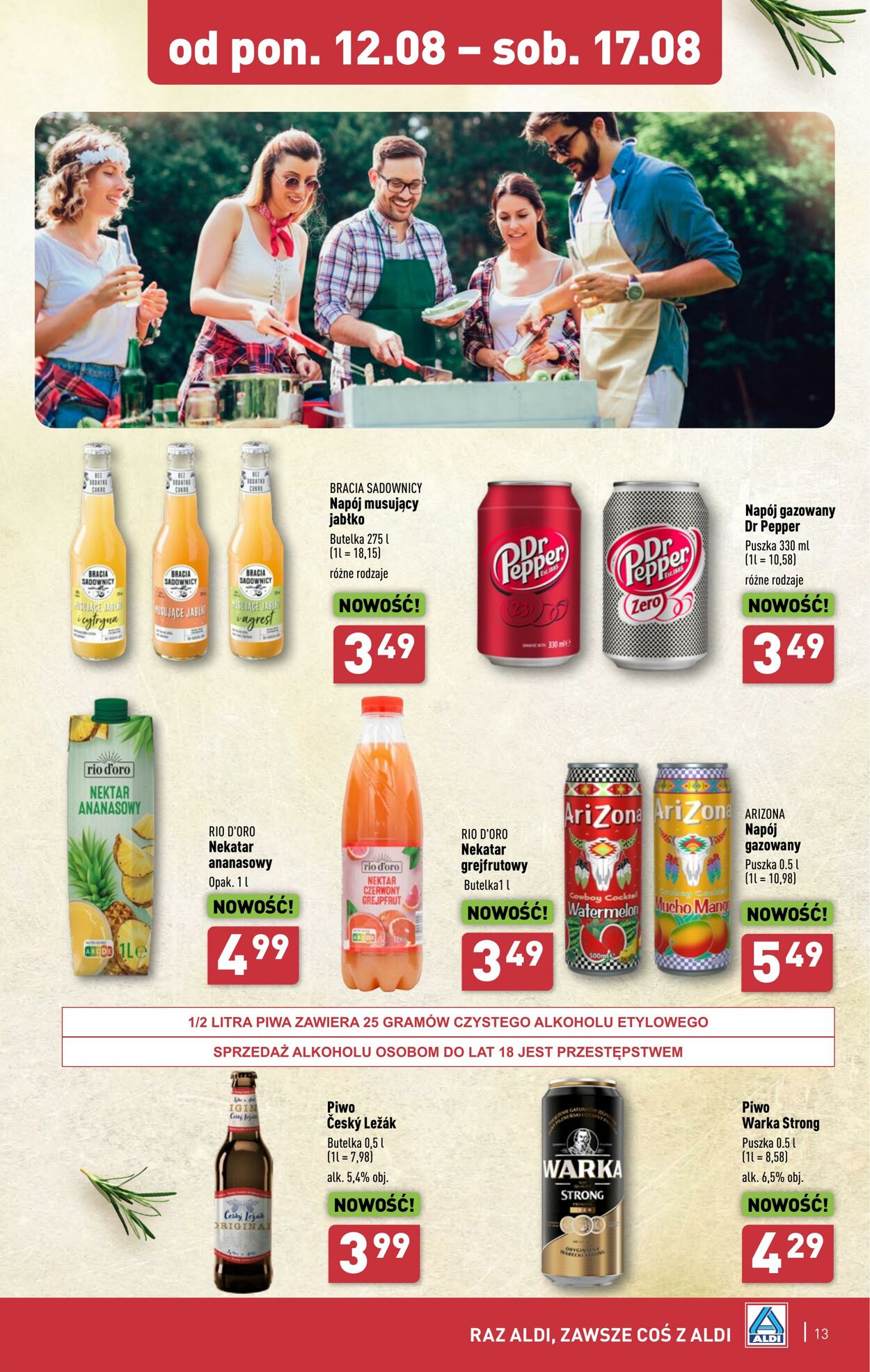 Gazetka Aldi 12.08.2024 - 17.08.2024