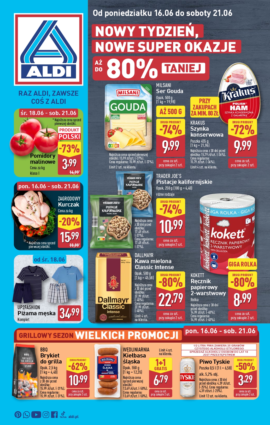 Gazetka Aldi - Aldi Cała 16 cze, 2025 - 21 cze, 2025
