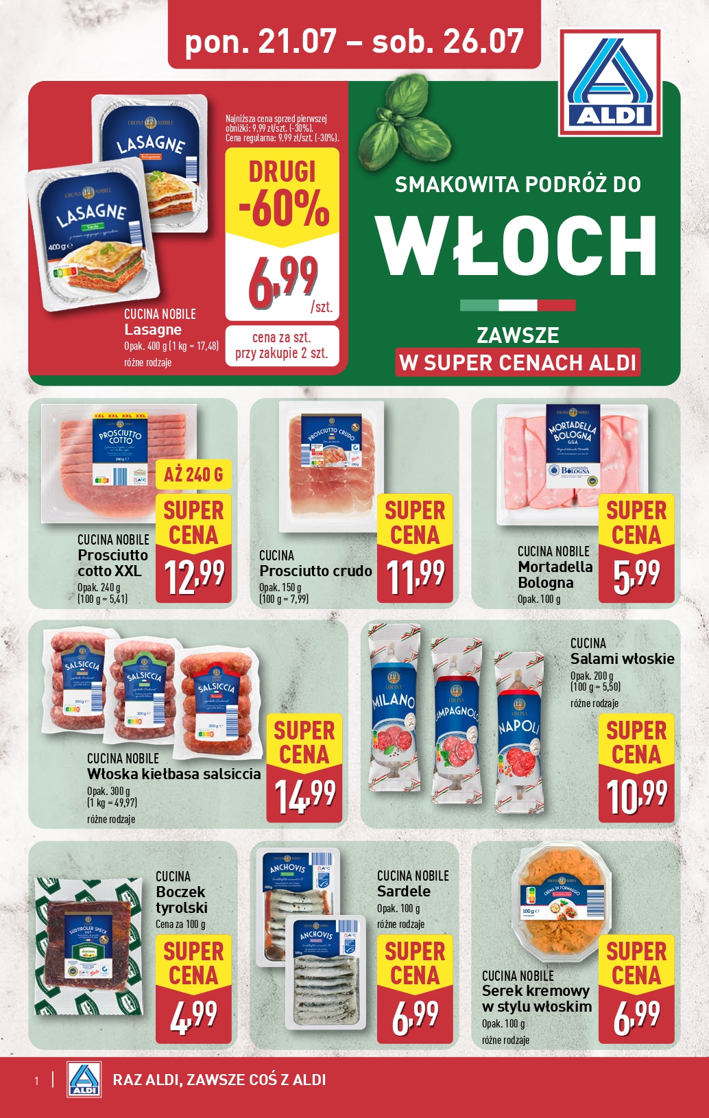 Gazetka Aldi - Aldi 21 lip, 2025 - 26 lip, 2025