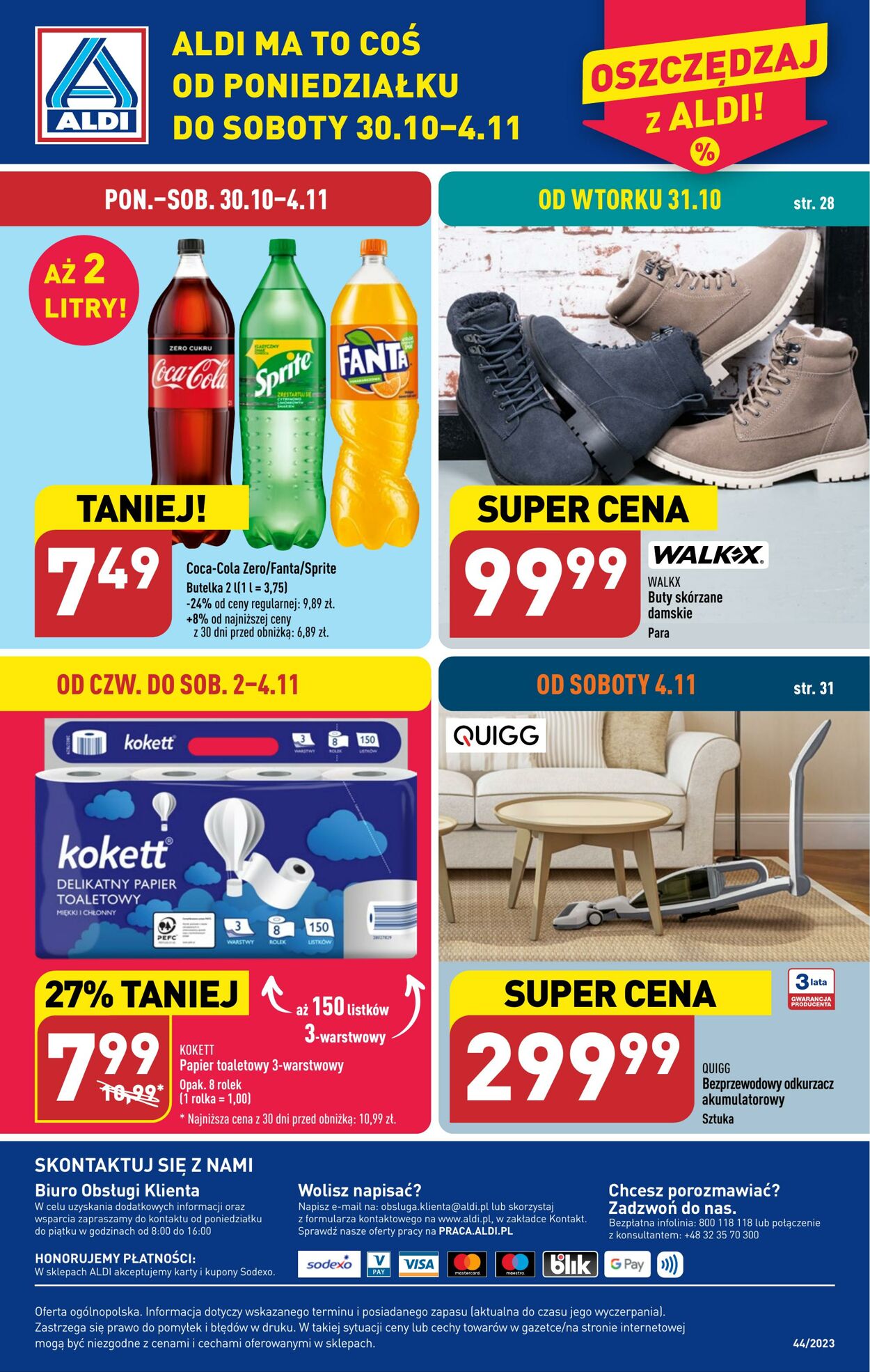 Gazetka Aldi 30.10.2023 - 04.11.2023