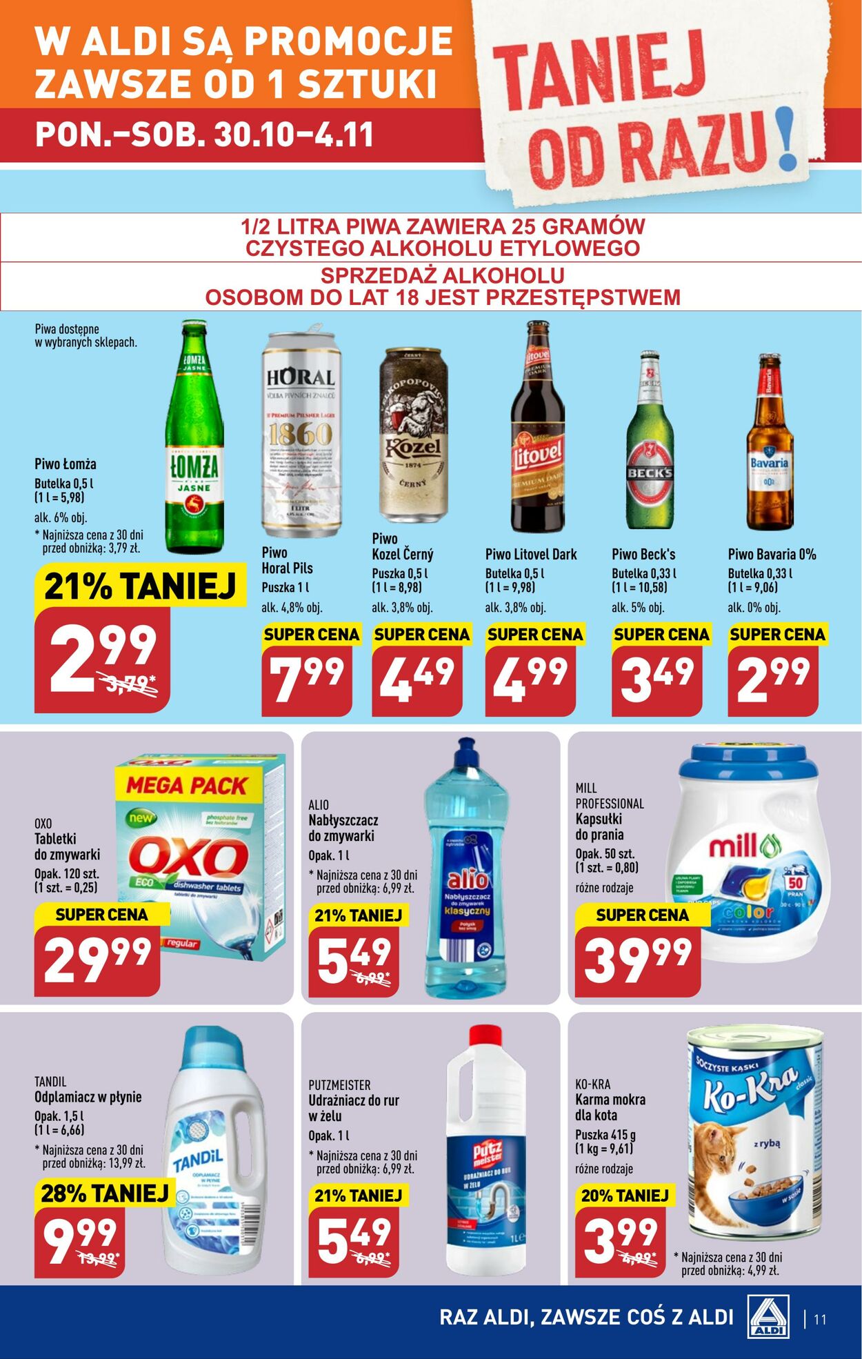 Gazetka Aldi 30.10.2023 - 04.11.2023