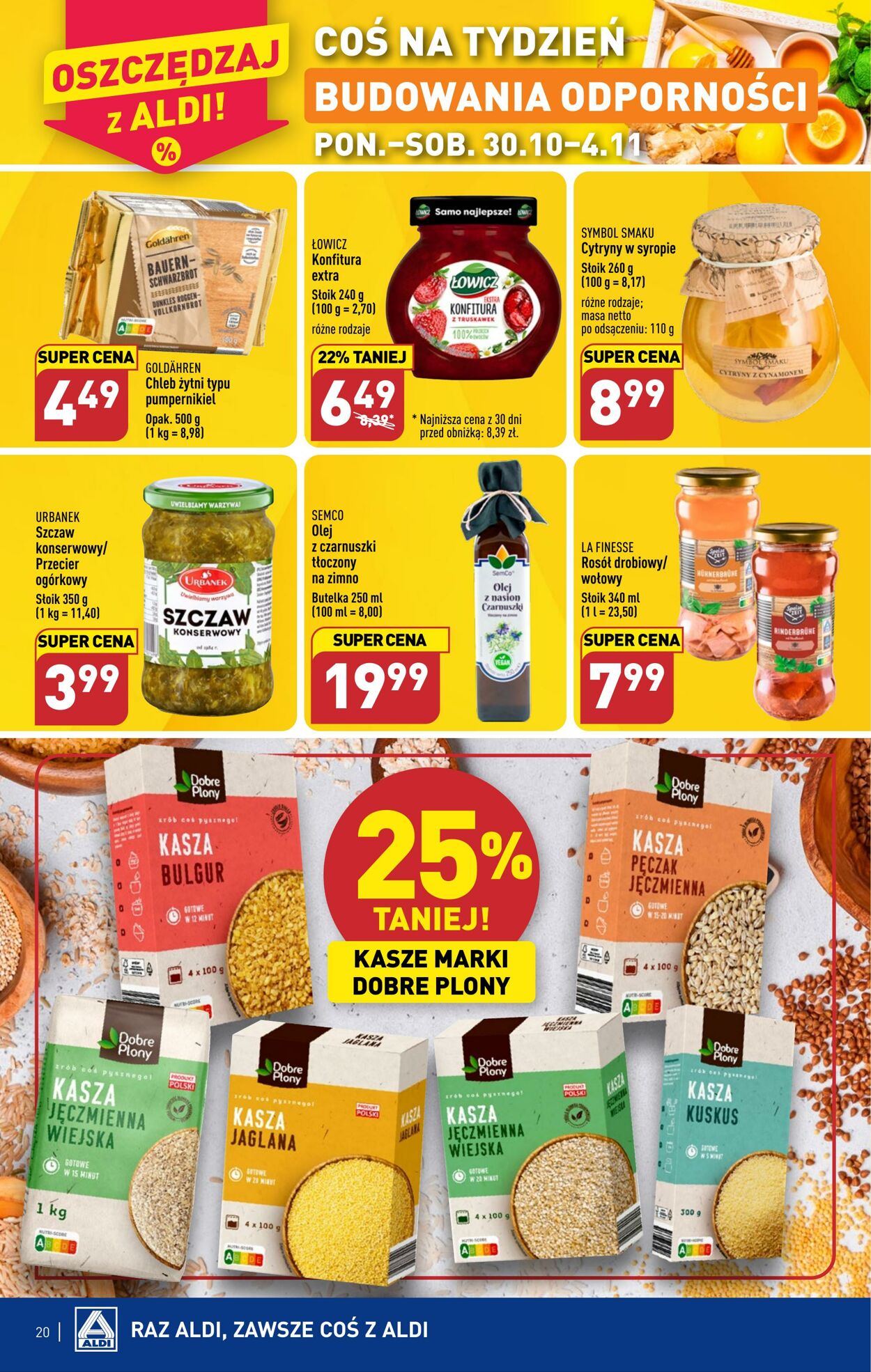 Gazetka Aldi 30.10.2023 - 04.11.2023