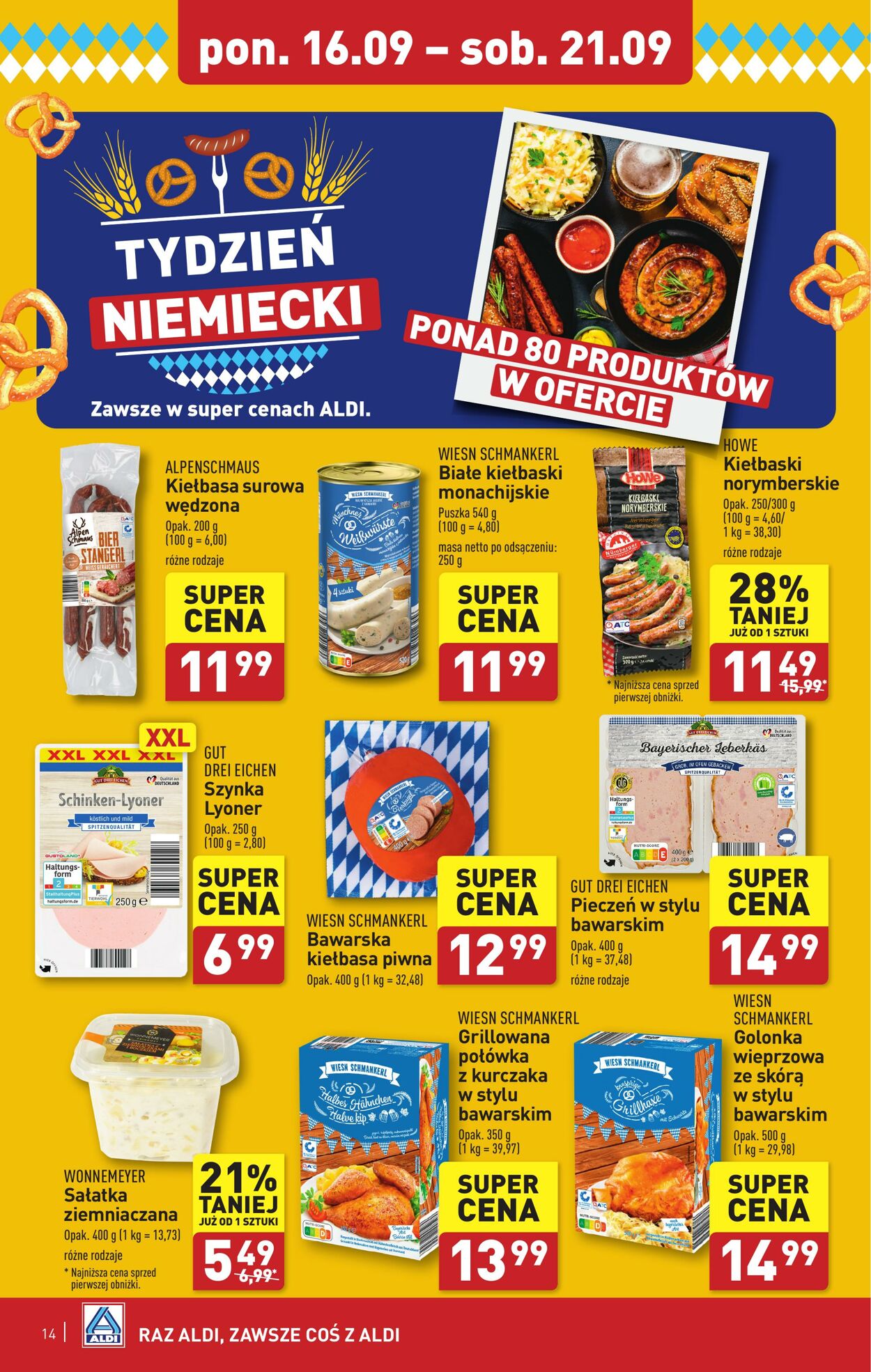 Gazetka Aldi 16.09.2024 - 21.09.2024