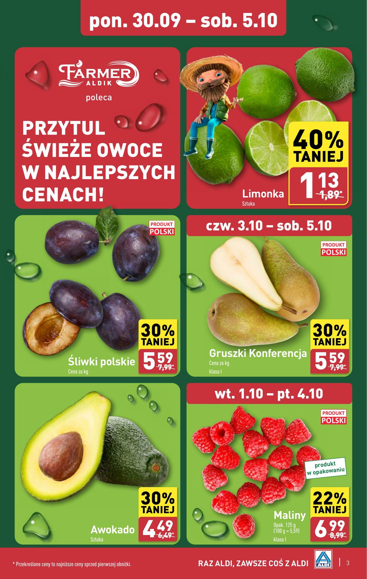 Gazetka Aldi 30.09.2024 - 05.10.2024