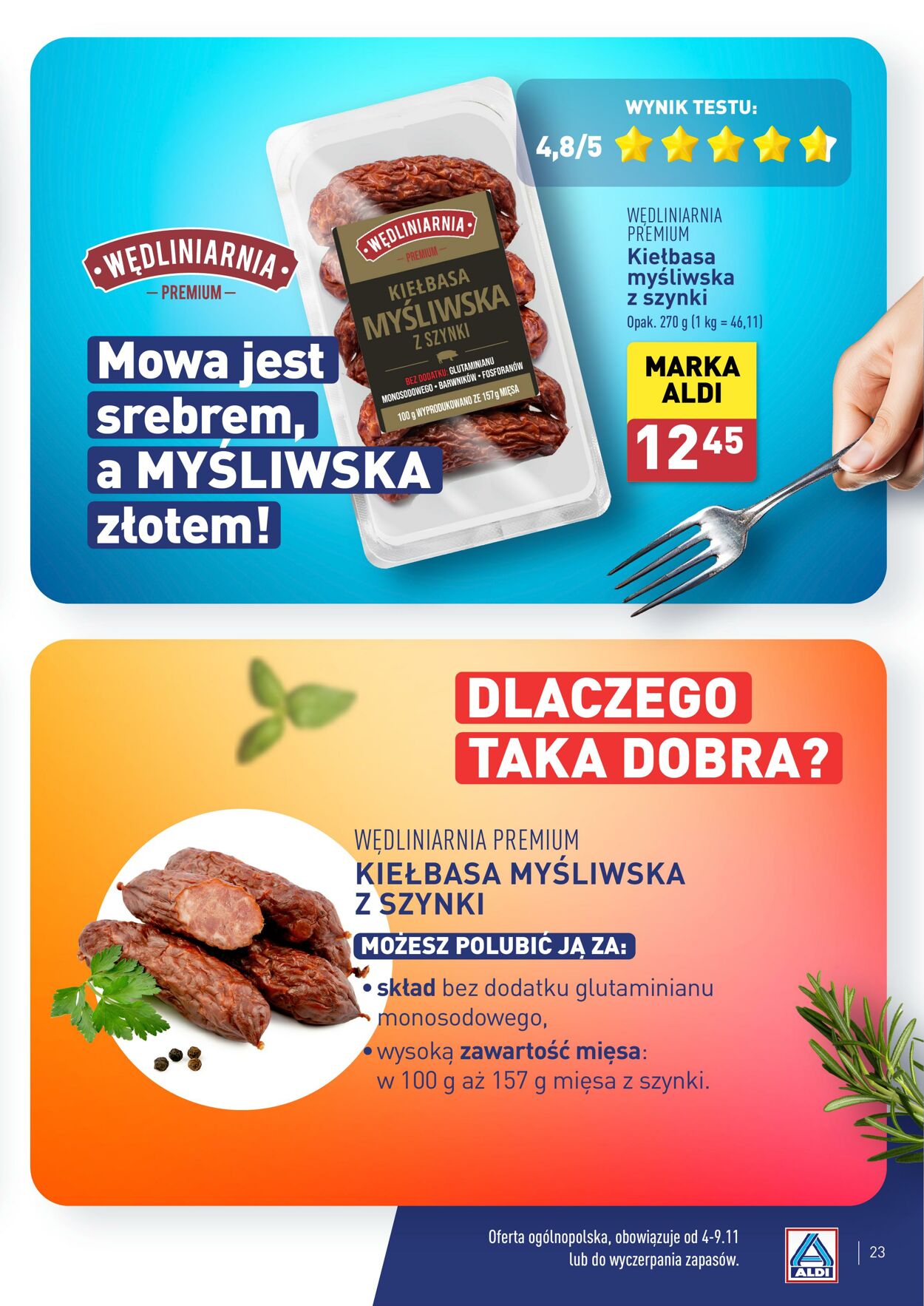 Gazetka Aldi 04.11.2024 - 09.11.2024