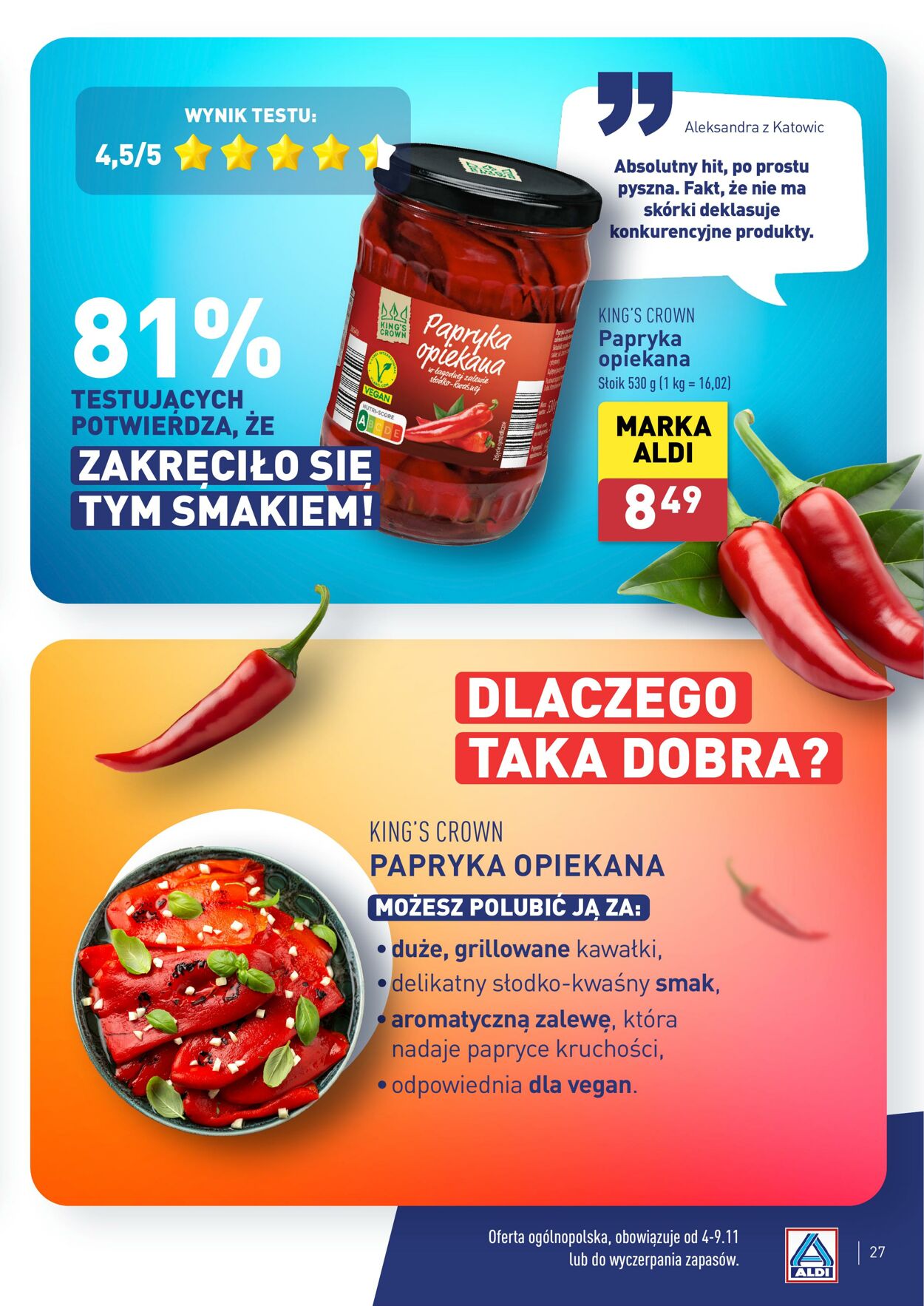 Gazetka Aldi 04.11.2024 - 09.11.2024