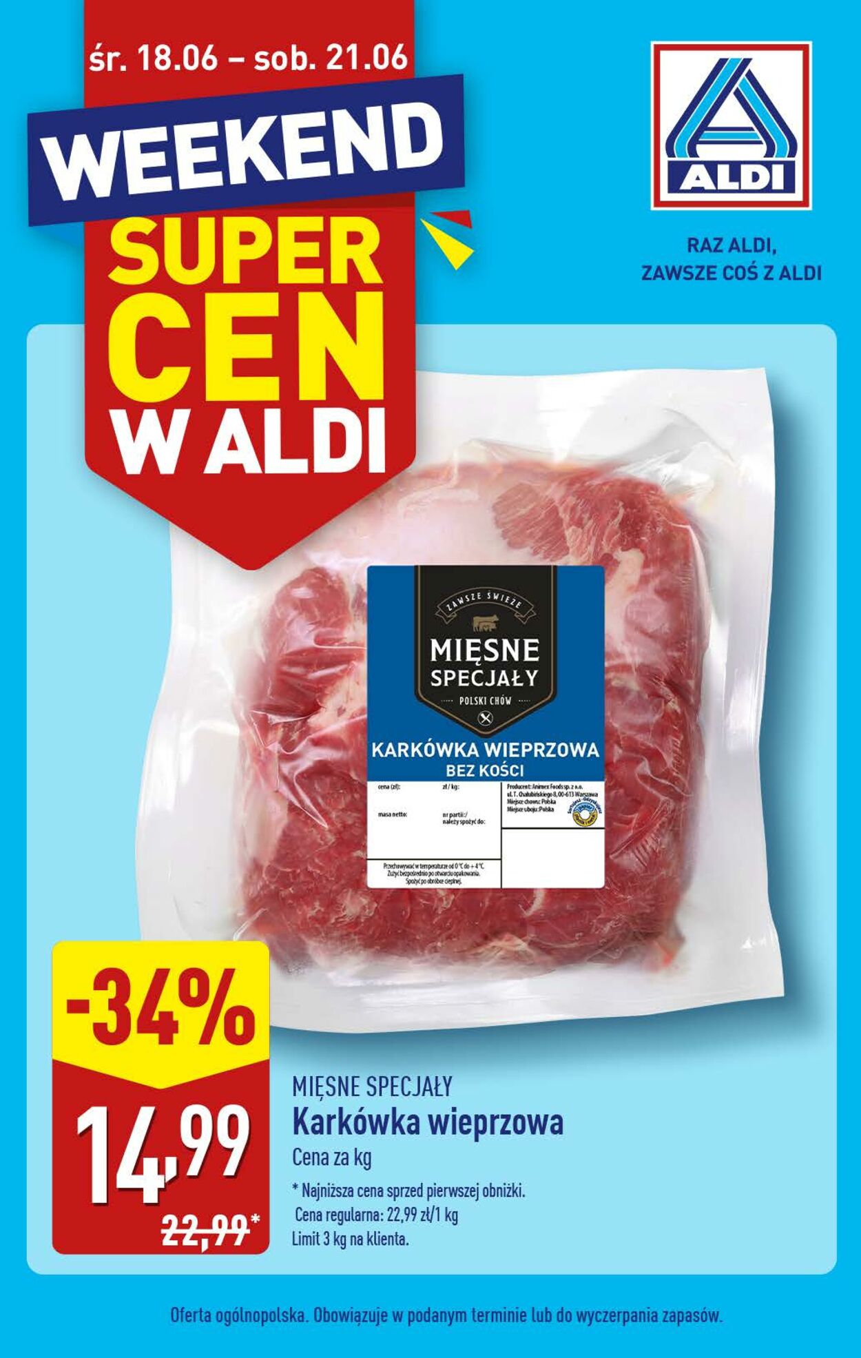 Gazetka Aldi - Aldi weekend 18-21.06 18 cze, 2025 - 21 cze, 2025