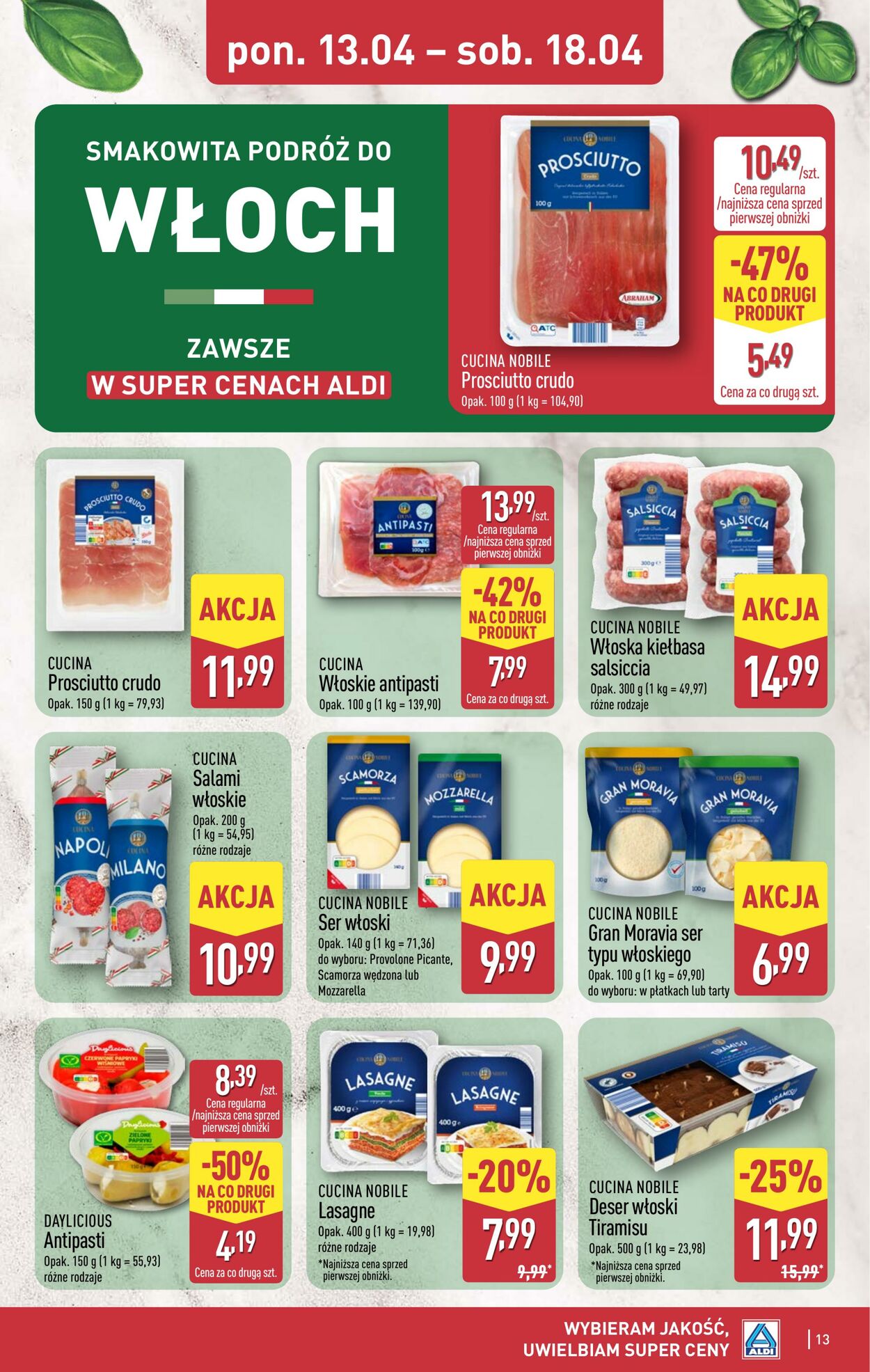 Gazetka Aldi 13.04.2026 - 18.04.2026