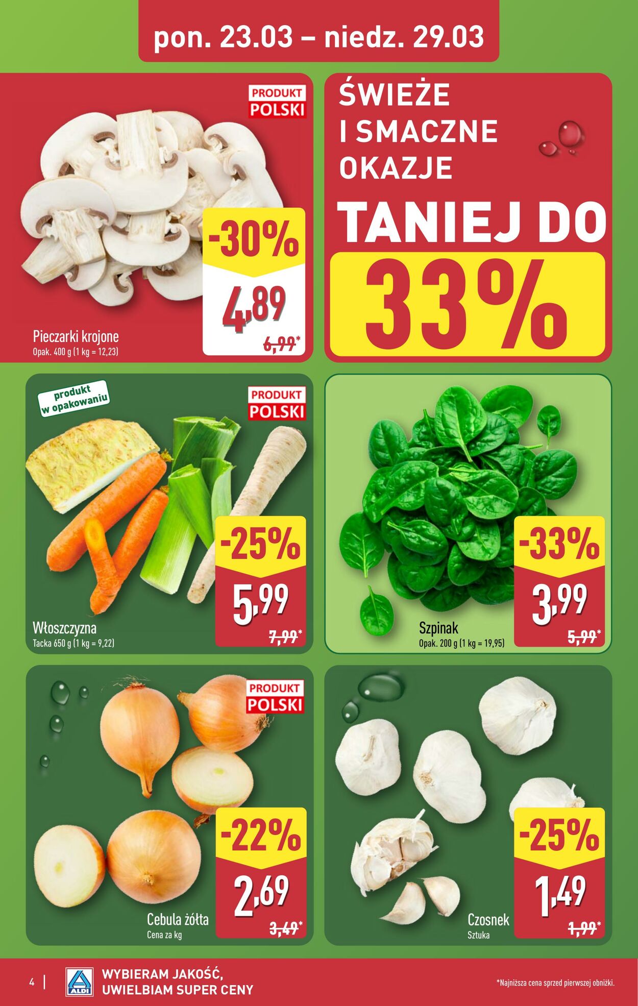 Gazetka Aldi 23.03.2026 - 29.03.2026