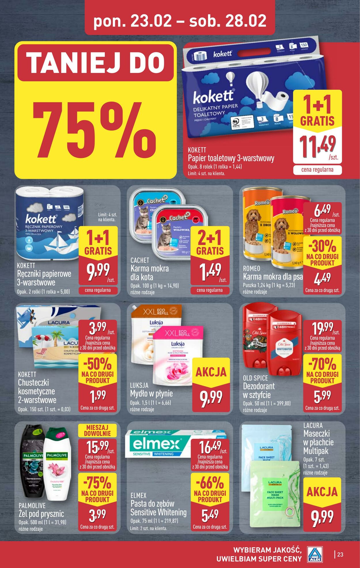 Gazetka Aldi 23.02.2026 - 28.02.2026