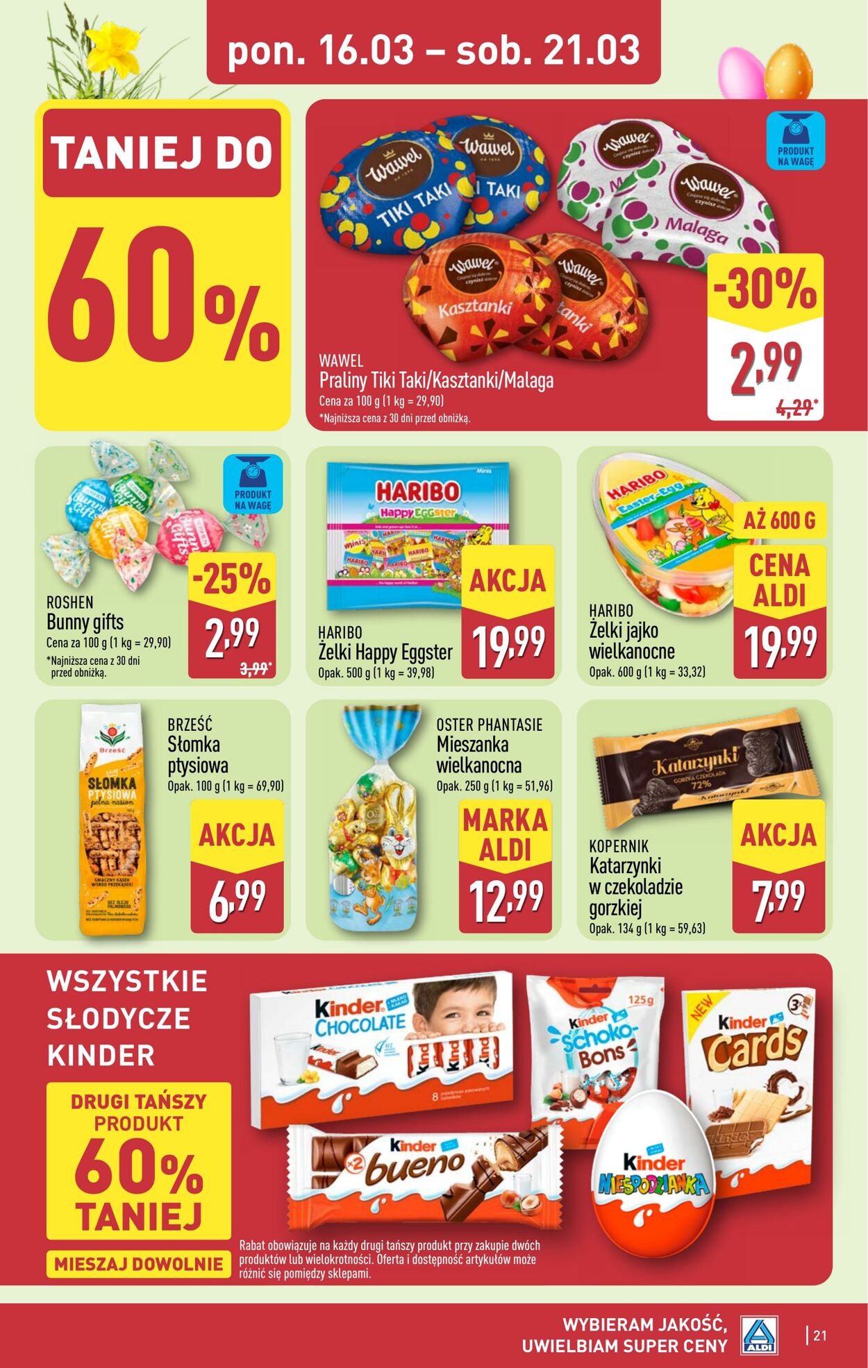 Gazetka Aldi 16.03.2026 - 21.03.2026