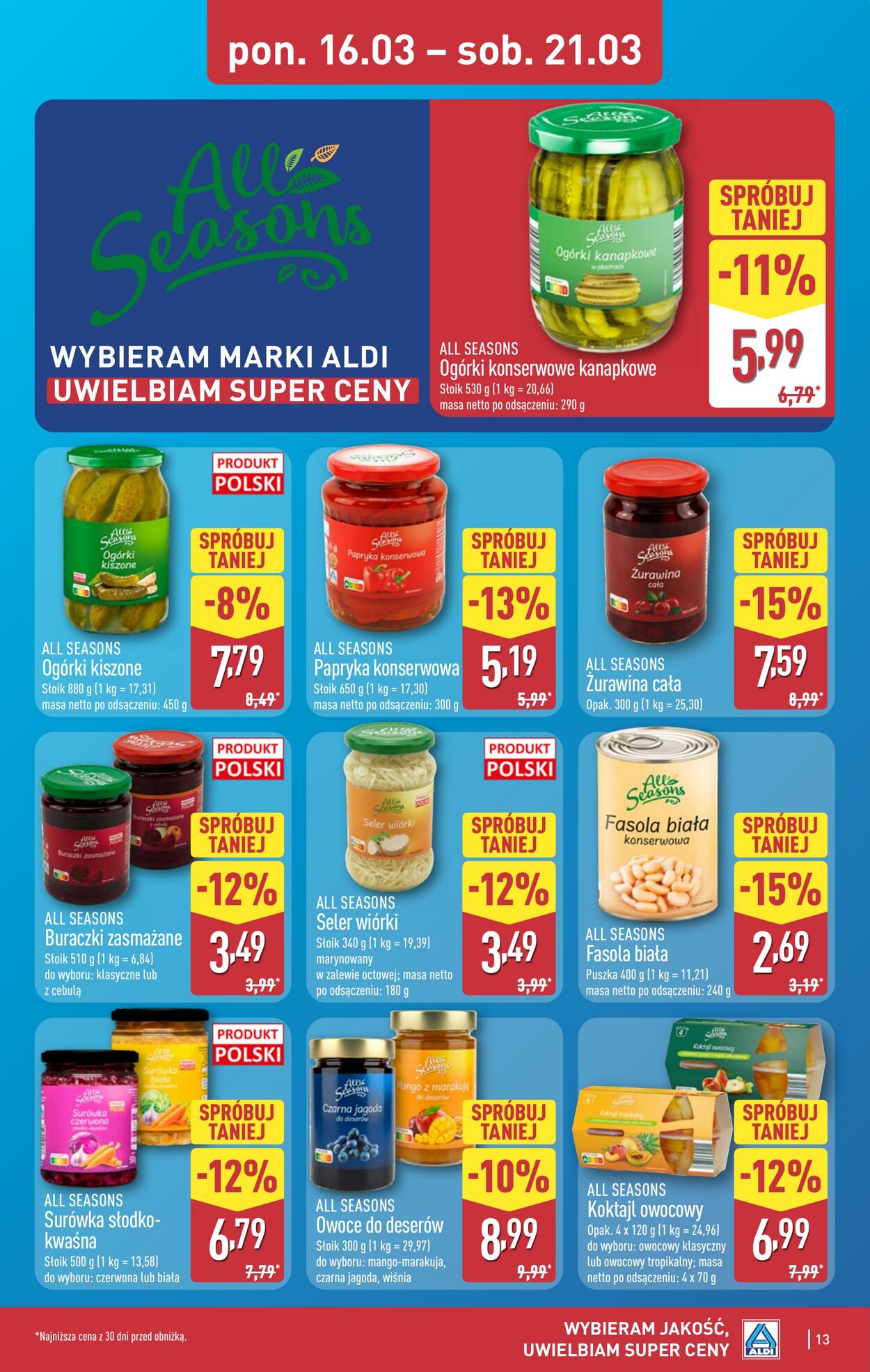 Gazetka Aldi 16.03.2026 - 21.03.2026