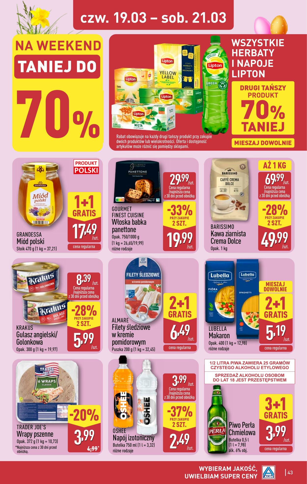Gazetka Aldi 16.03.2026 - 21.03.2026