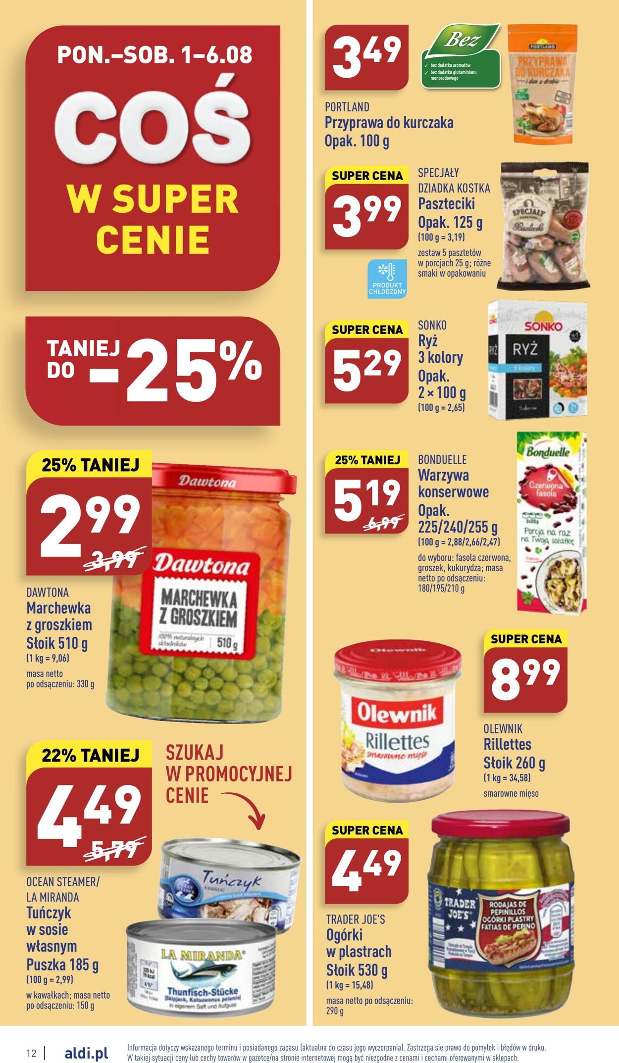 Gazetka Aldi 01.08.2022 - 06.08.2022